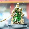 National trend pendant, color alloy large knife, Guan Gong car ornament, martial arts gift, car interior decoration, perfume holder Application Scenario